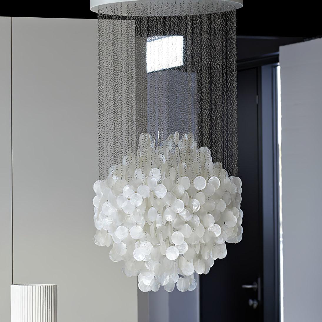 Shell Waterfall Candelabrum Chandelier