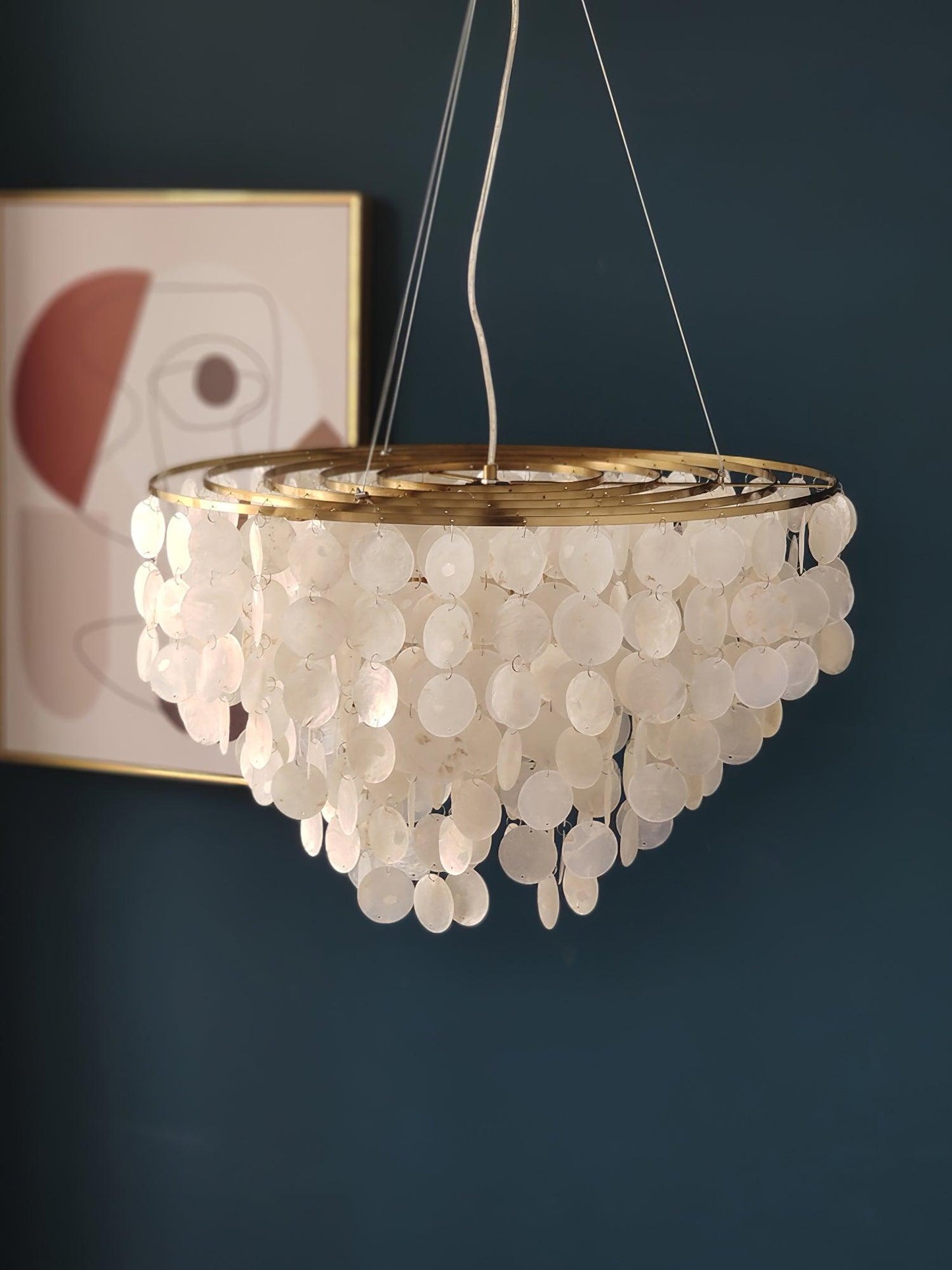 Shell Wind Chime Gasolier Chandelier