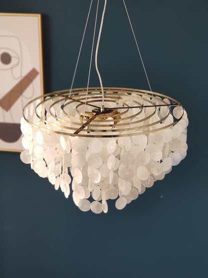 Shell Wind Chime Gasolier Chandelier