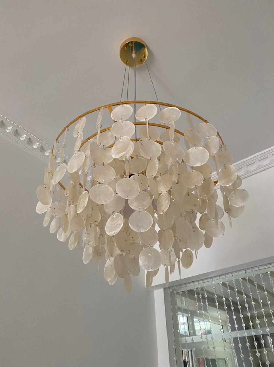 Shell Wind Chime Gasolier Chandelier