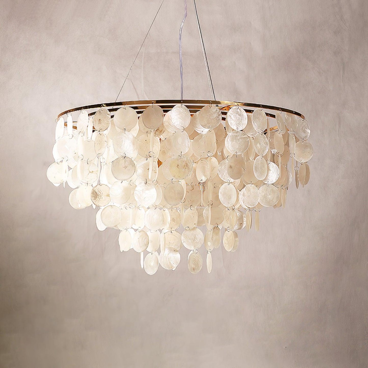 Shell Wind Chime Gasolier Chandelier