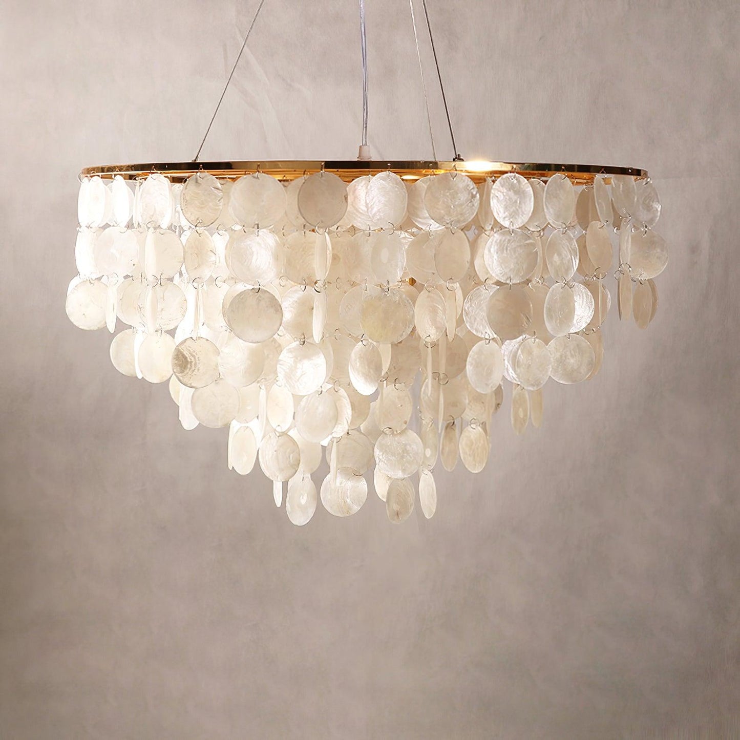 Shell Wind Chime Gasolier Chandelier