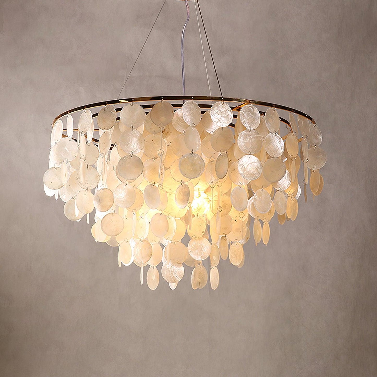 Shell Wind Chime Gasolier Chandelier