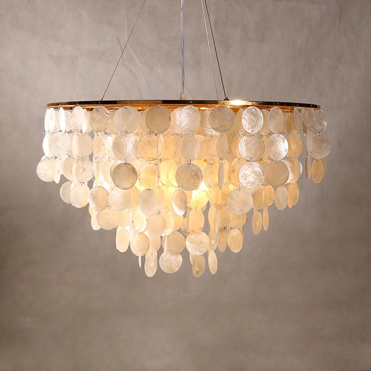 Shell Wind Chime Gasolier Chandelier