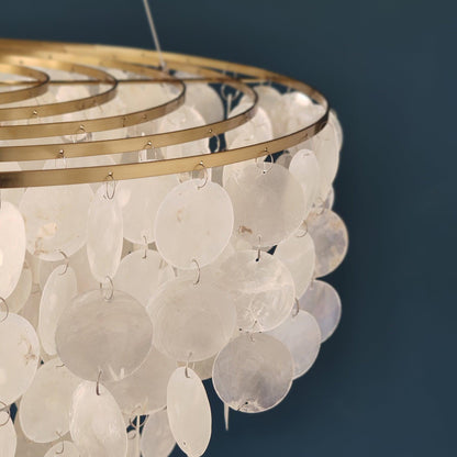 Shell Wind Chime Gasolier Chandelier