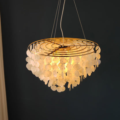 Shell Wind Chime Gasolier Chandelier