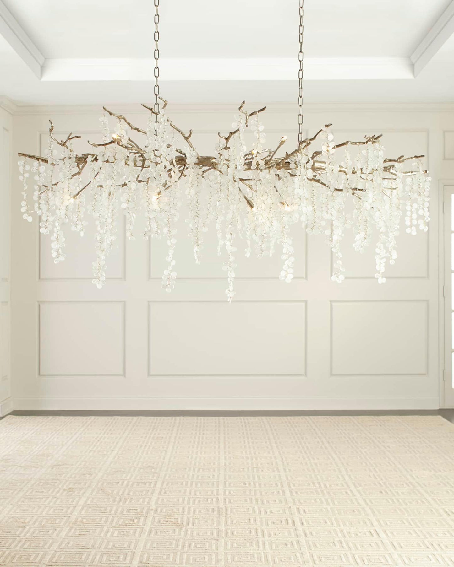 Shiro Noda Crystal Pendant light Chandelier