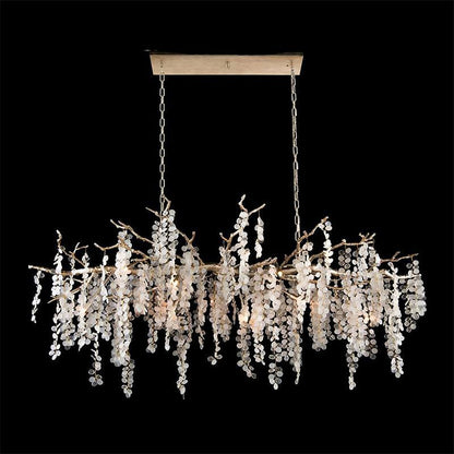 Shiro Noda Crystal Pendant light Chandelier