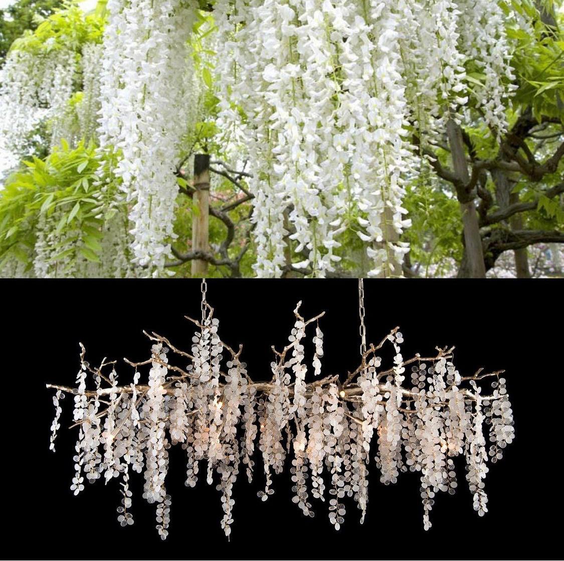 Shiro Noda Crystal Pendant light Chandelier