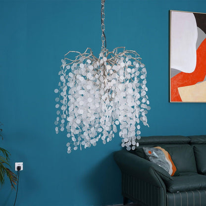 Shiro Noda Crystal Pendant light Chandelier