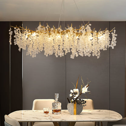 Shiro Noda Crystal Pendant light Chandelier