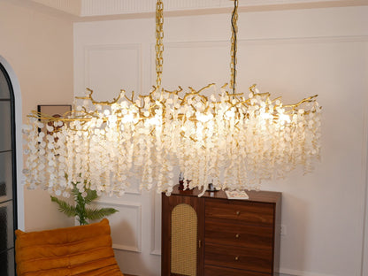 Shiro Noda Crystal Pendant light Chandelier