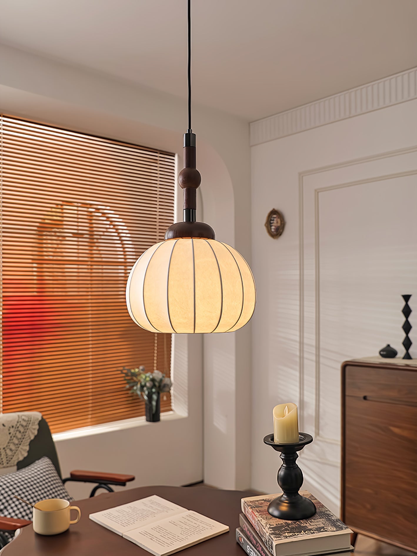 Silk Globe Droplight Pendant Lamp