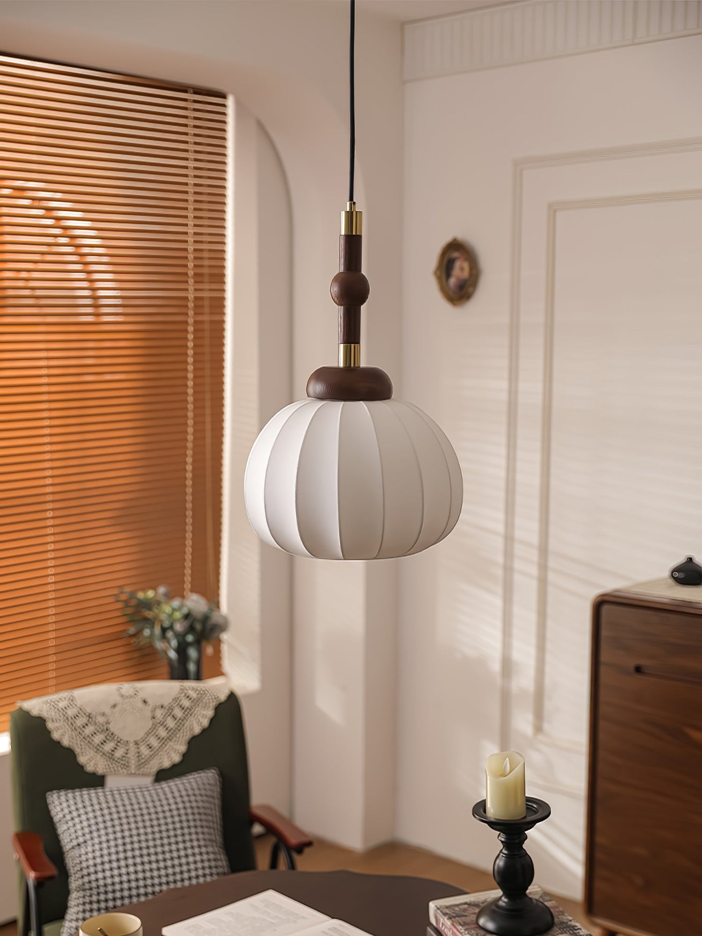 Silk Globe Droplight Pendant Lamp