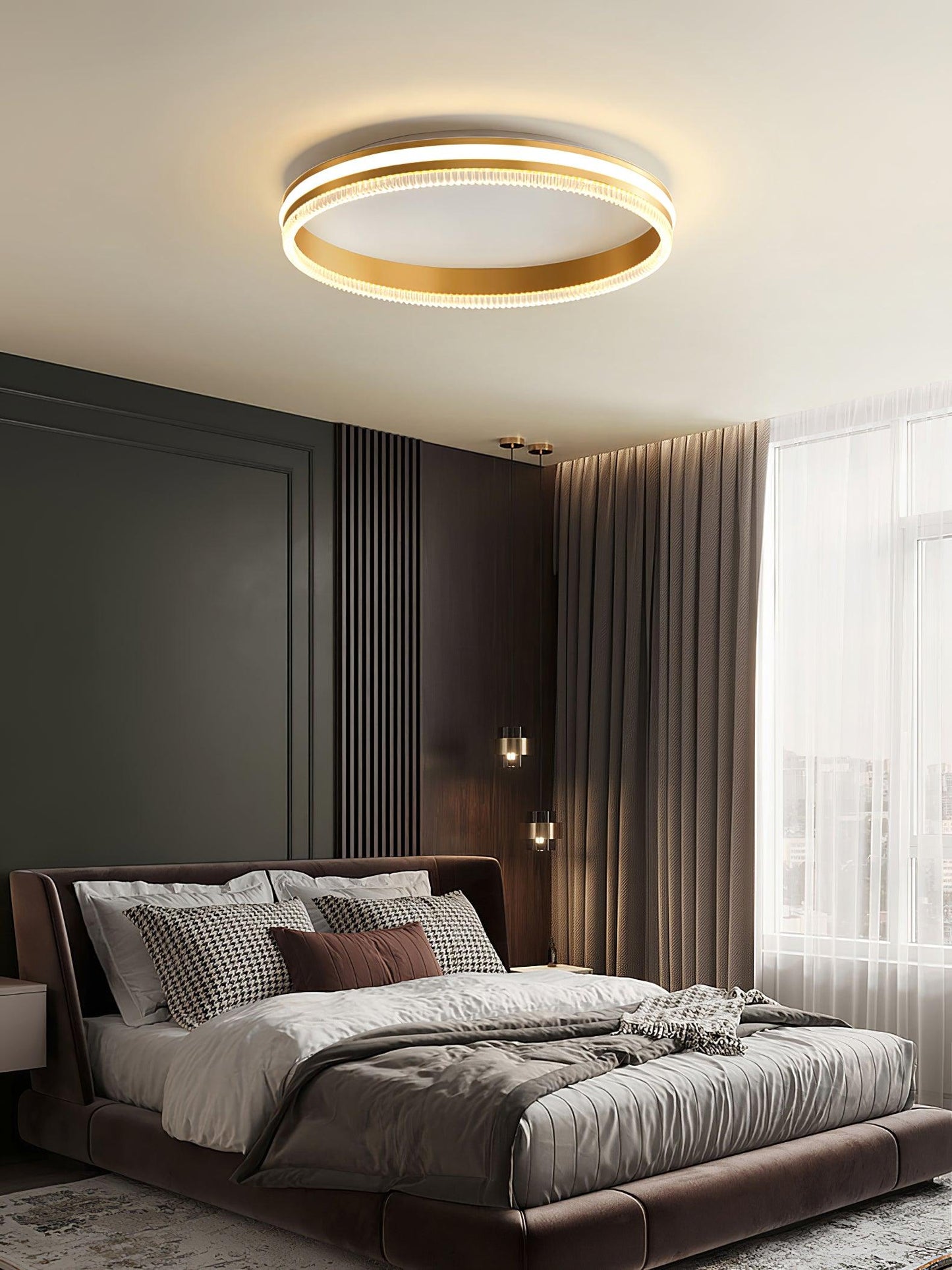 Simple Acrylic Ring Overhead light Ceiling Light