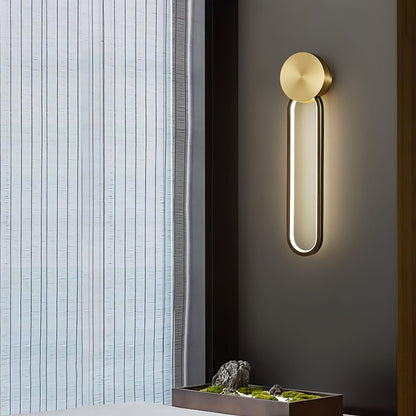 Simple Elliptical Sconce Wall Sconce