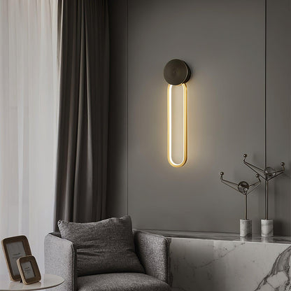 Simple Elliptical Sconce Wall Sconce