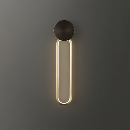 Simple Elliptical Sconce Wall Sconce