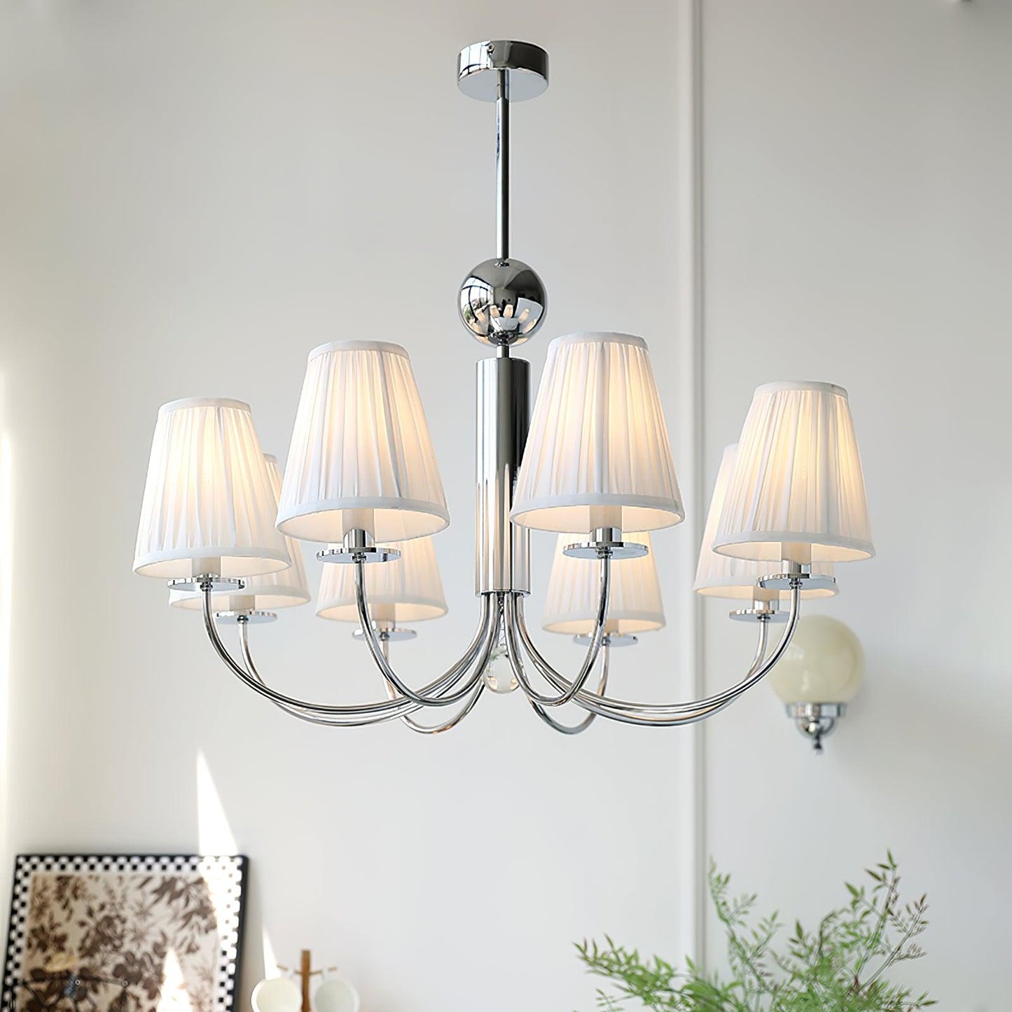 Simplicity Chrome Electrolier Chandelier