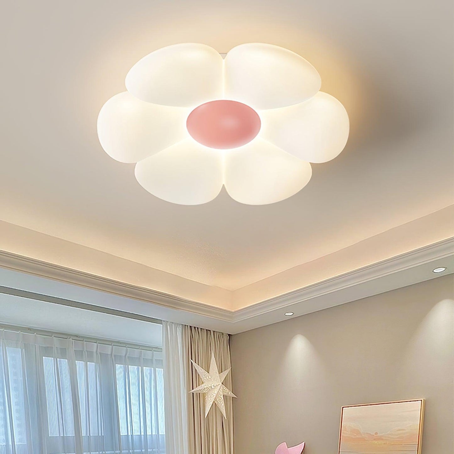 Six-leaf Flower Kids Room Ceiling light Ceiling Lamp