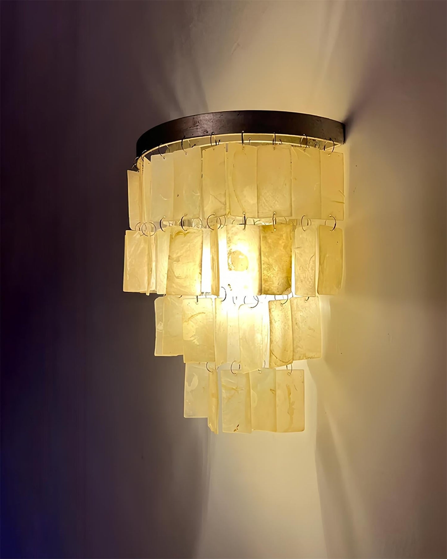 Skye Shell Tiered Wall light fixture Wall Lamp