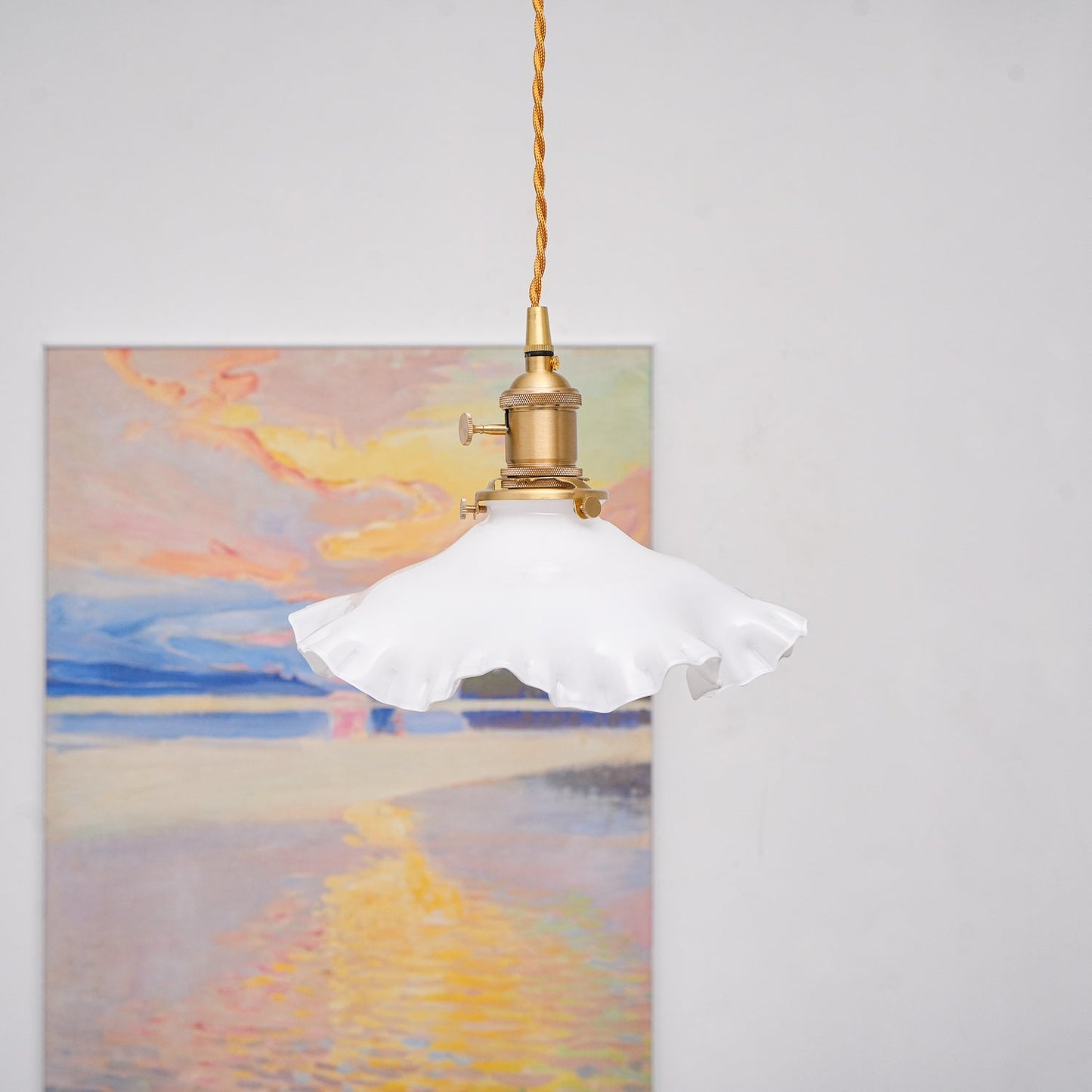 Small Floral Droplight Pendant Lamp