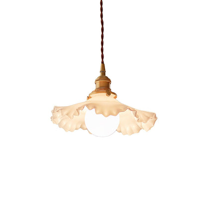 Small Floral Droplight Pendant Lamp