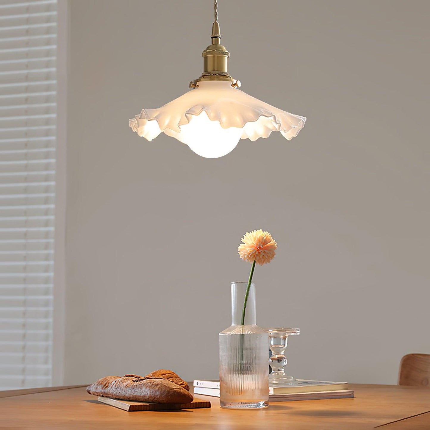 Small Floral Droplight Pendant Lamp