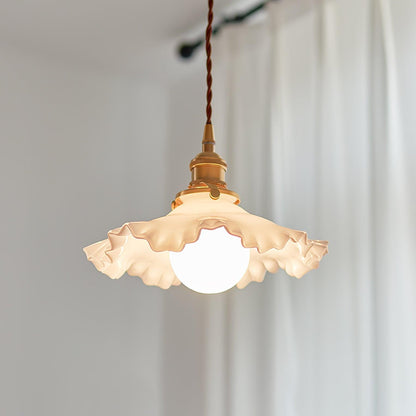 Small Floral Droplight Pendant Lamp