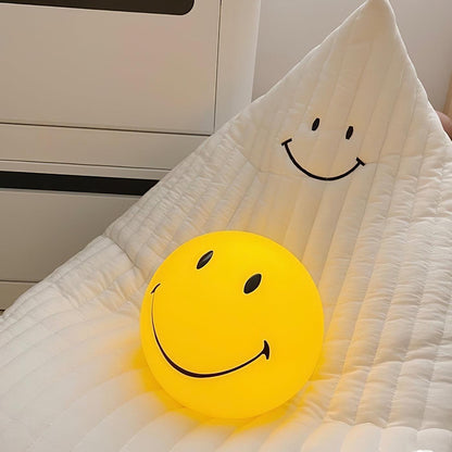 Smiling Rechargeable Built-in Battery Bedside lamp Table Lamp