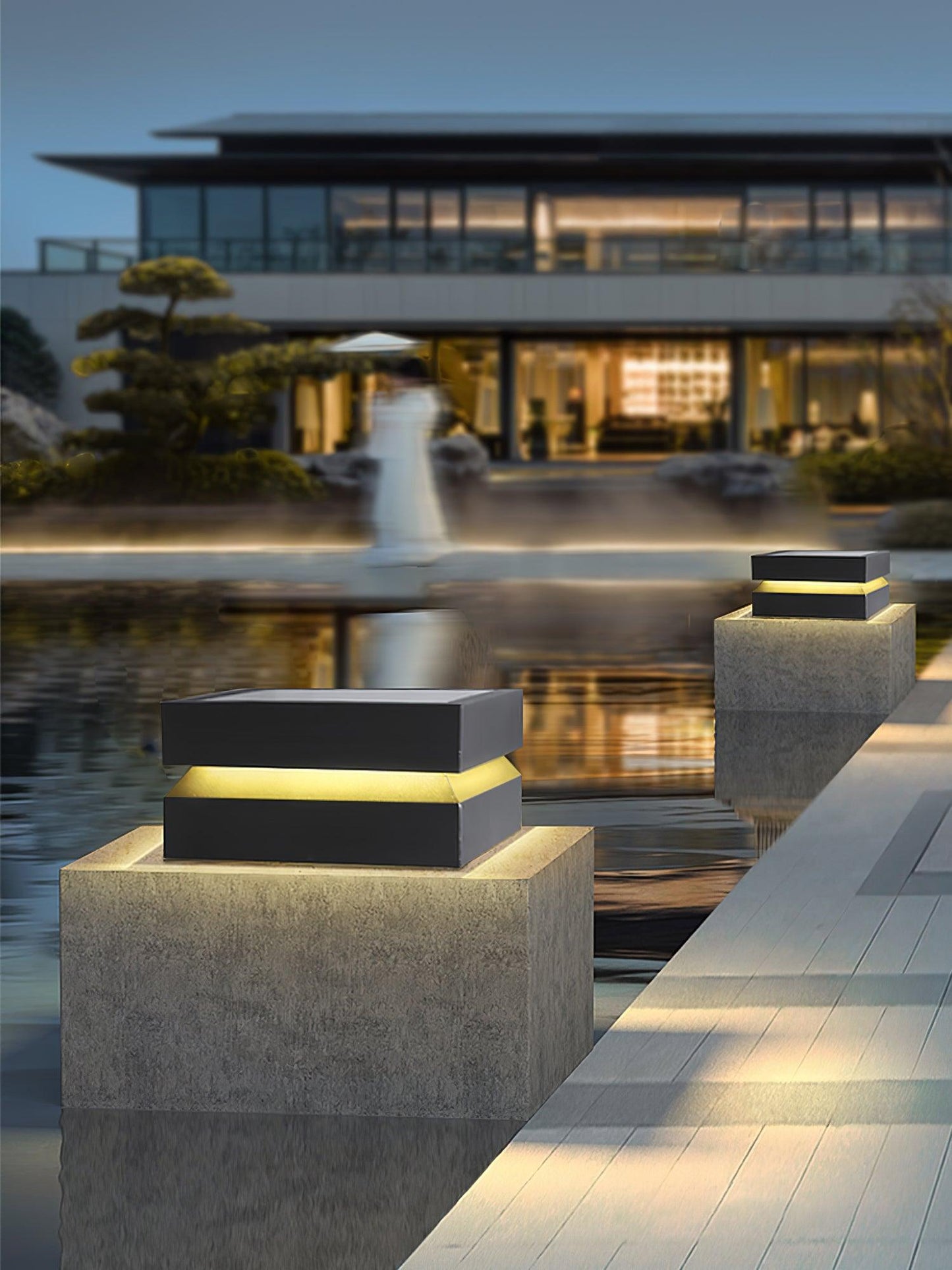 Square Post Exterior lamp Outdoor Light