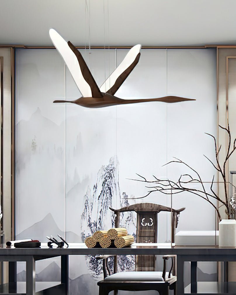 Solitude Crane Drop light Pendant Lamp