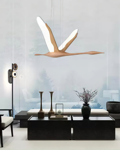 Solitude Crane Drop light Pendant Lamp