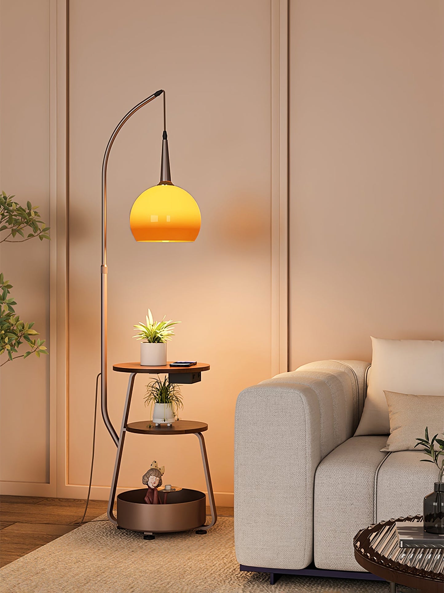 Solstice Arc Tall Lamp Floor Lamp