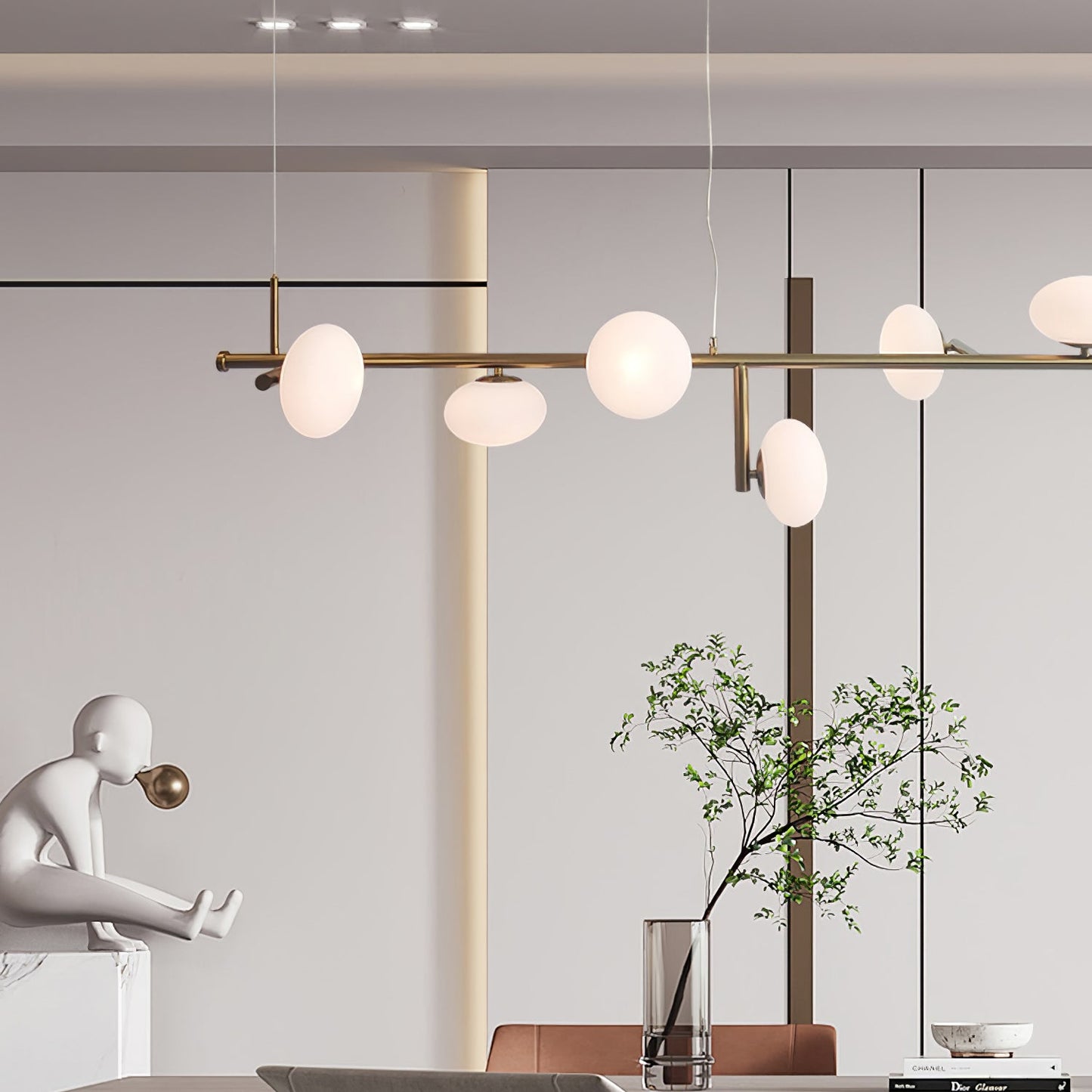 Sphere Balance Candelabrum Chandelier