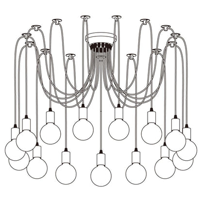 Spider Ceiling Gasolier Chandelier