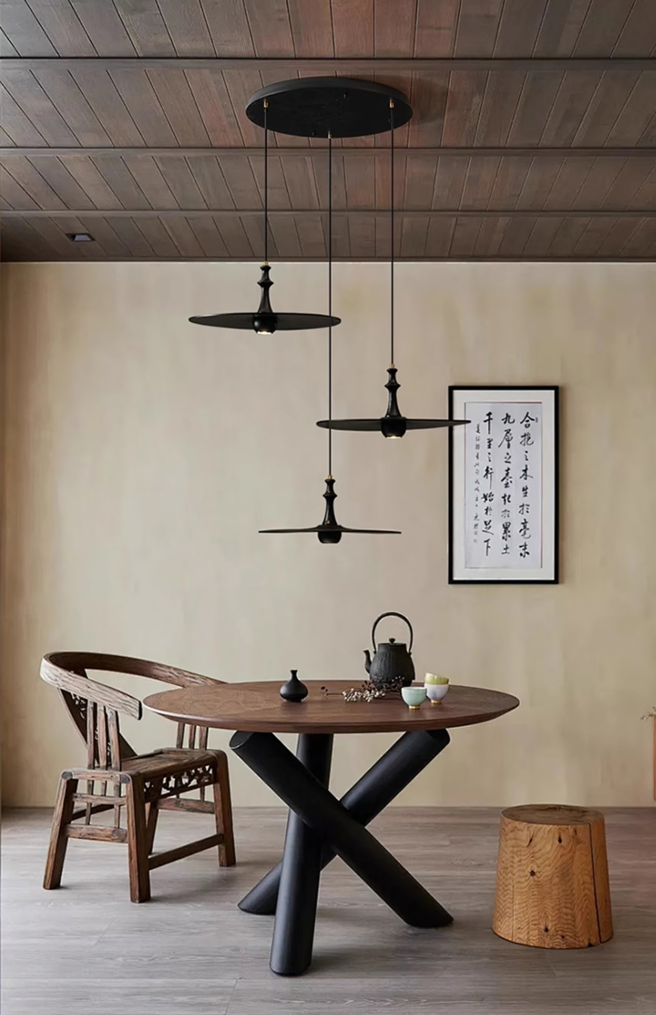 Spindle Disc Houselight Pendant Lamp