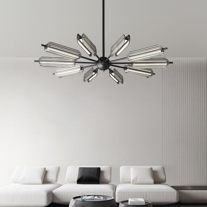 Sputnik Brass Electrolier Chandelier