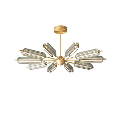 Sputnik Brass Electrolier Chandelier