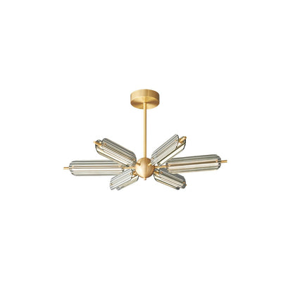 Sputnik Brass Electrolier Chandelier