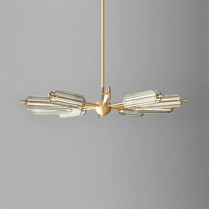 Sputnik Brass Electrolier Chandelier