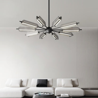 Sputnik Brass Electrolier Chandelier