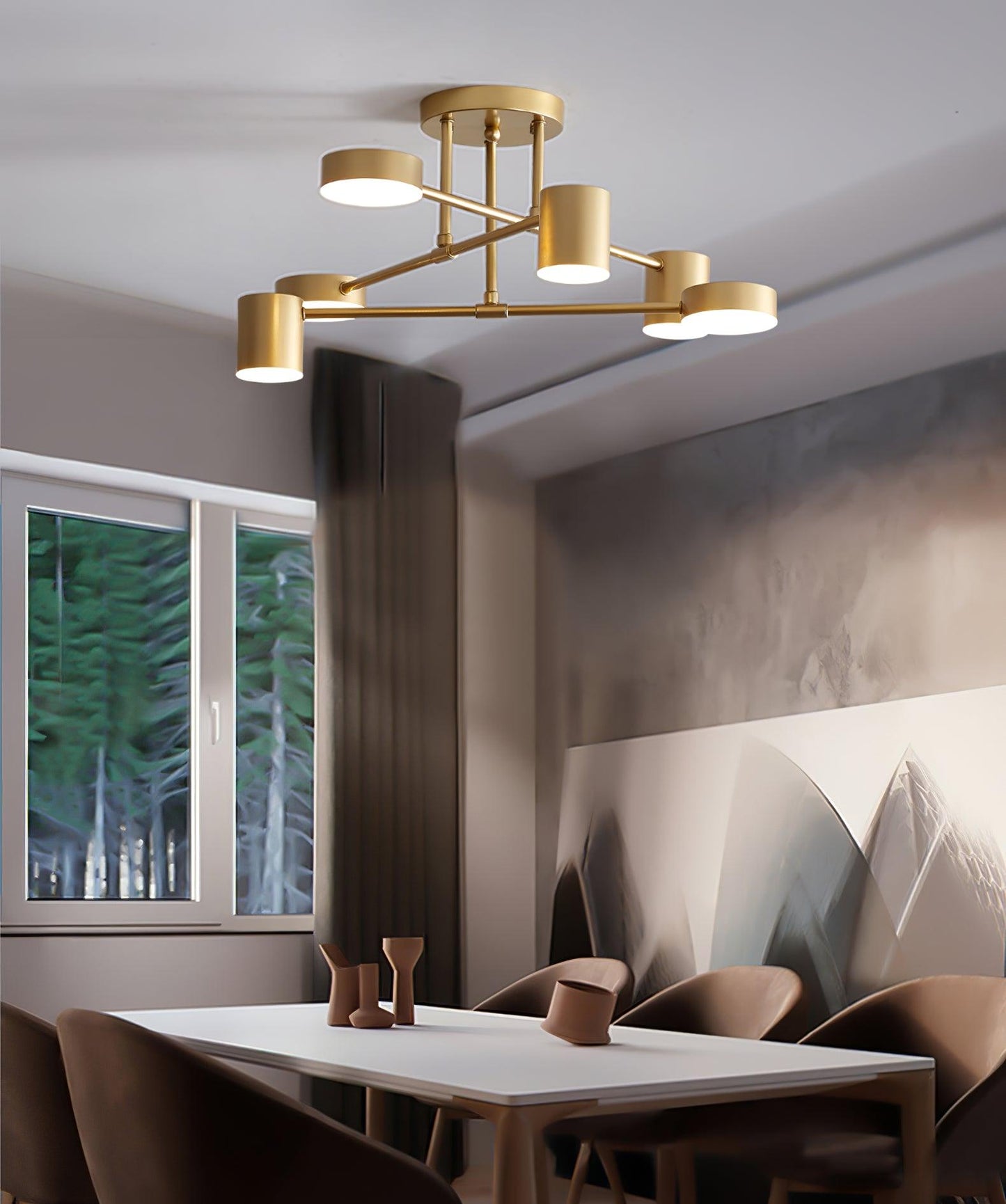 Sputnik Flush mount light Ceiling Light