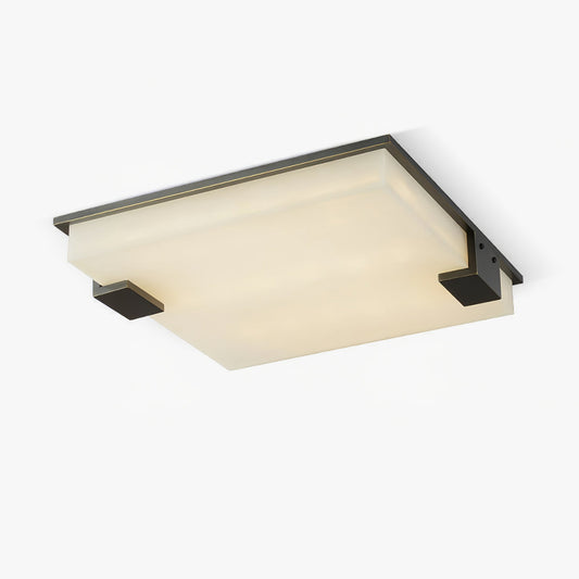 Square Alabaster Flush mount light Ceiling Lamp