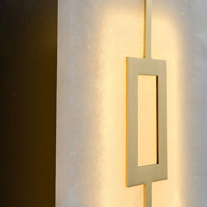 Square Alabaster Wall-mounted light Wall Lamp