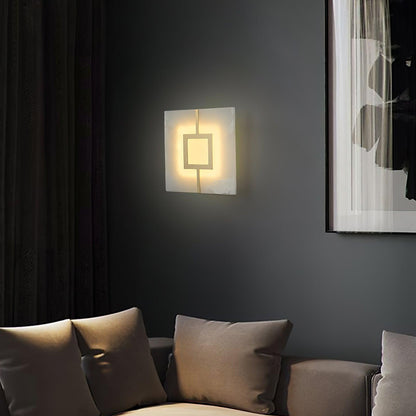 Square Alabaster Wall-mounted light Wall Lamp