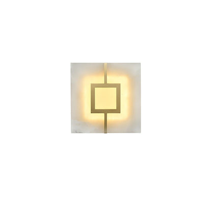 Square Alabaster Wall-mounted light Wall Lamp