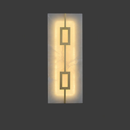 Square Alabaster Wall-mounted light Wall Lamp