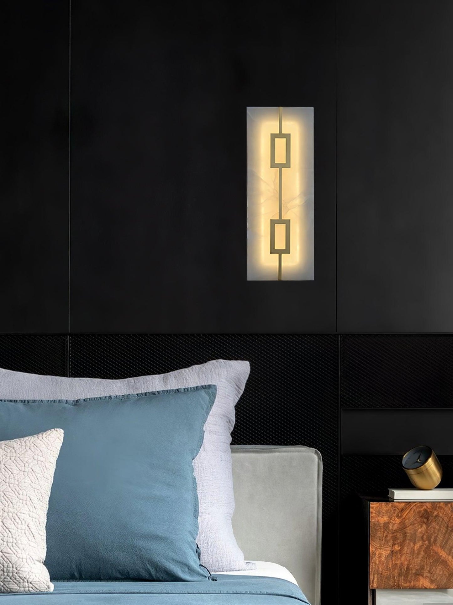 Square Alabaster Wall-mounted light Wall Lamp