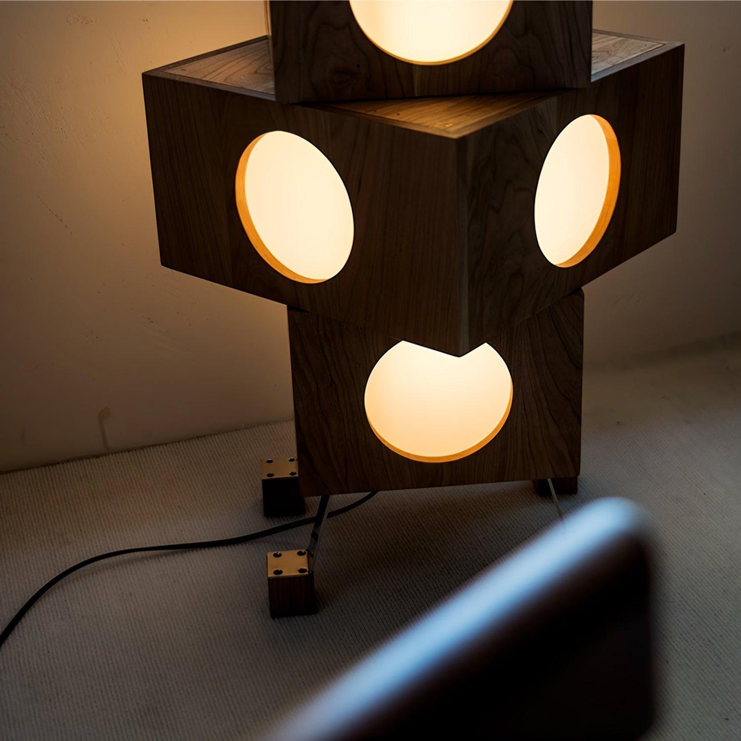 Square Robot Tall Lamp Floor Lamp